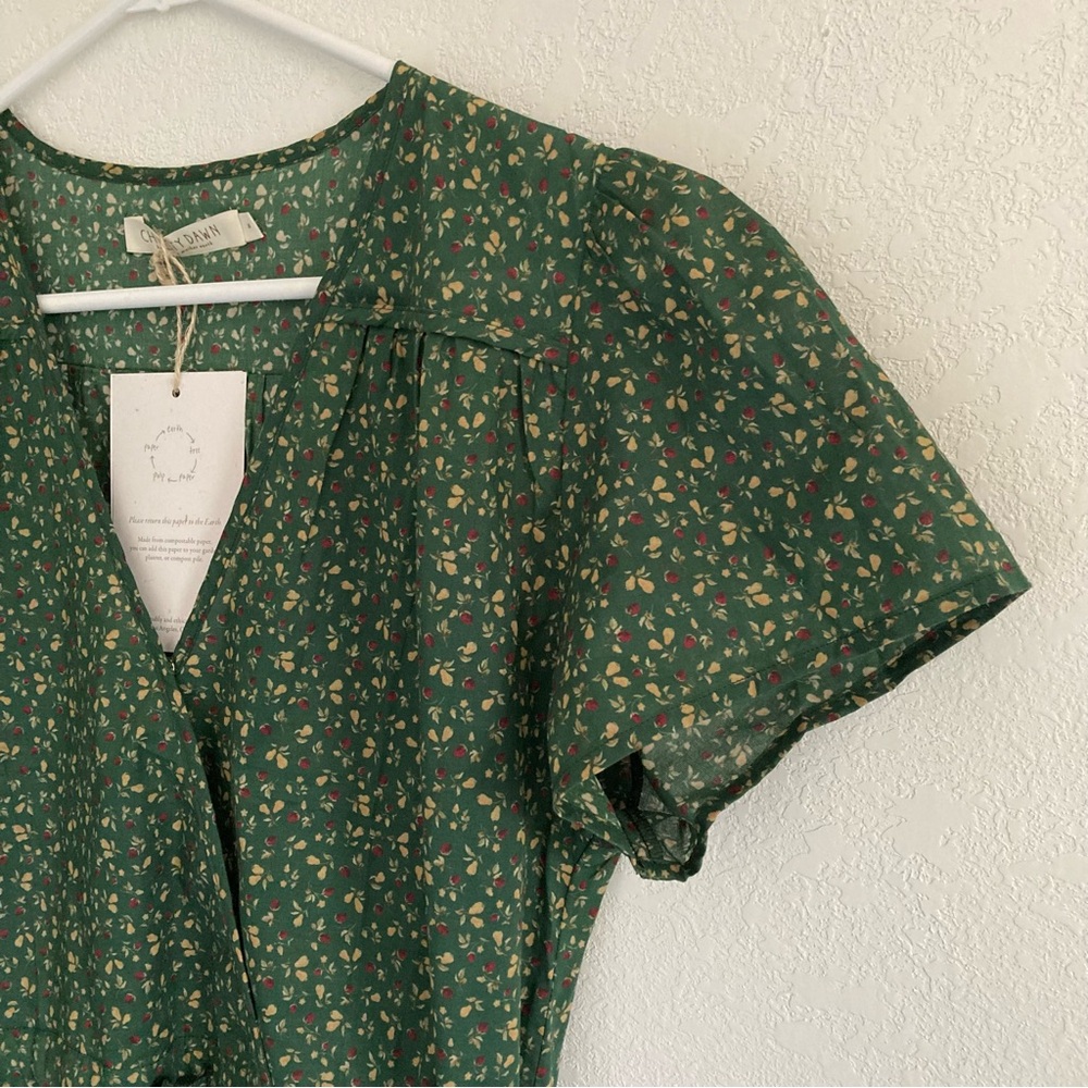 NWT Christy Dawn, Dawn Dress in Moss Pear, size M - Picture 5 of 5